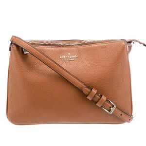 Kate Spade Jackson Triple Gusset Leather Crossbody $279